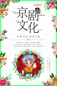 中国风京剧文化海报