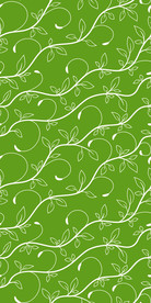 草藤 绿底