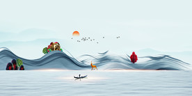 地产活动背景海报素材