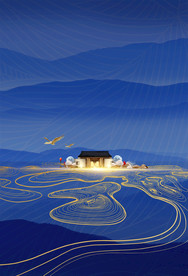 地产活动背景海报素材