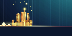 地产活动城市宣传背景海报素材