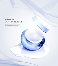 高端简约化妆品合成图片