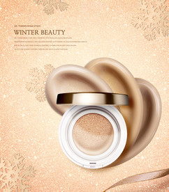 高端简约化妆品合成图片