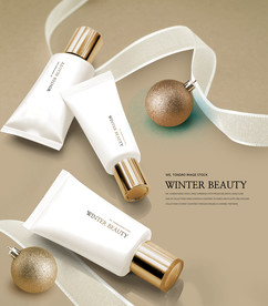 高端简约化妆品合成图片