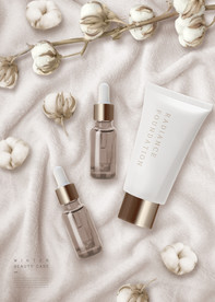 高端简约化妆品合成图片