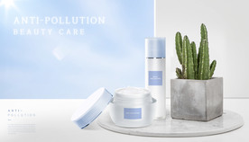 高端简约化妆品合成图片