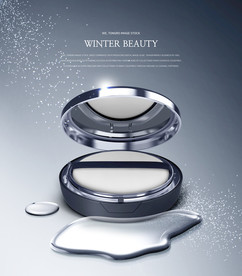 高端简约化妆品合成图片