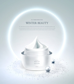 高端简约化妆品合成图片