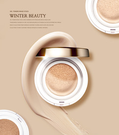 高端简约化妆品合成图片