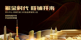 地产城市活动宣传背景海报素材