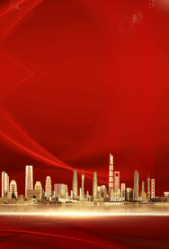 地产活动复古背景海报素材