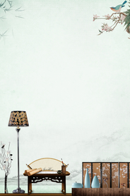 地产活动复古背景海报素材