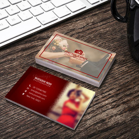 简约名片正反双面PSD模板