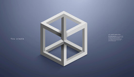 创意立体几何设计图片