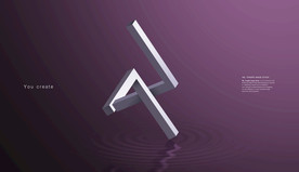 创意立体几何设计图片