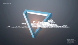 创意立体几何设计图片