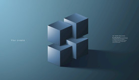 创意立体几何设计图片