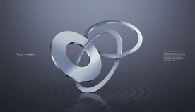 创意立体几何设计图片