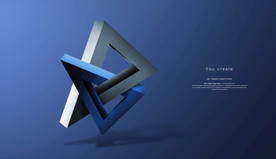 创意立体几何设计图片