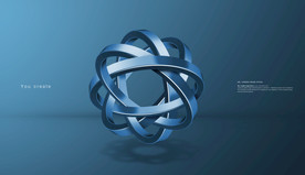 创意立体几何设计图片