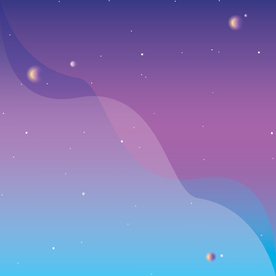 宇宙星空宇航员飞船插画图片