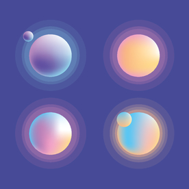 宇宙星空宇航员飞船插画图片