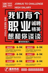 招聘海报