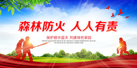 森林防火社会公益宣传海报