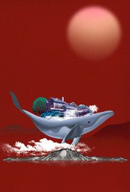 地产复古国风古风背景海报素材