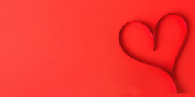 红色爱心公益背景海报素材