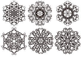 花纹 花框 花边 矢量图