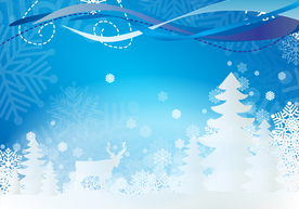 圣诞背景矢量图