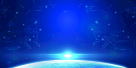 科技背景蓝色背景签到墙