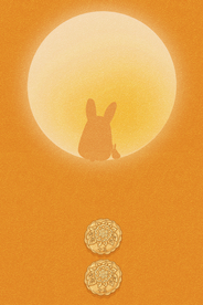 中秋节日活动宣传背景素材