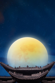 中秋节日活动宣传背景素材