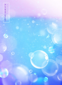 炫彩粉色气泡背景图片