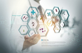 创意医疗合成展板