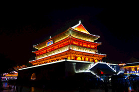 鼓楼夜景鼓楼全景