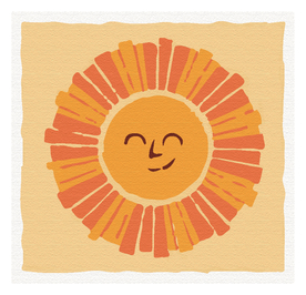 卡通太阳