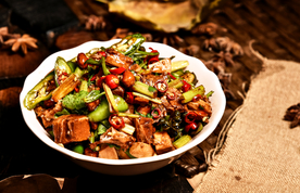 麻辣鸡丁