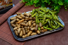 毛豆角花生米