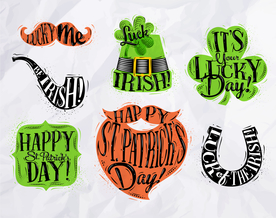 爱尔兰圣帕特里克节节日素材