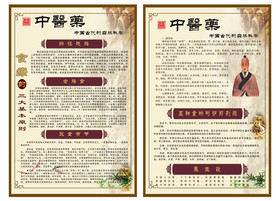 中医药展板
