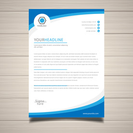 制度牌 商务信纸图片