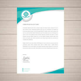 制度牌 商务信纸图片