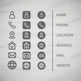 名片标识 卡片标识图片