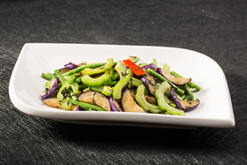 紫苏炒三宝