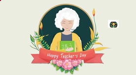 教师节感恩节海报