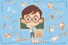 教师节感恩节海报