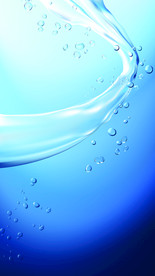 蓝色液体流体背景